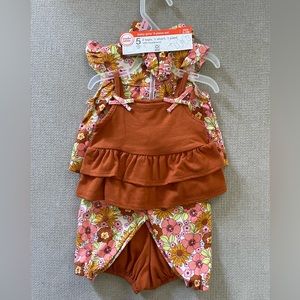 Fall Floral 5-piece Set (0-3 mo)
